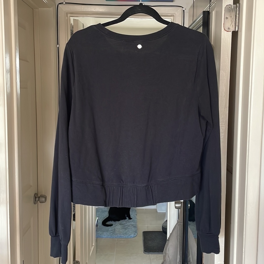 CALIA ’New Day New Start’ Cropped Sweatshirt - Picture 5 of 6